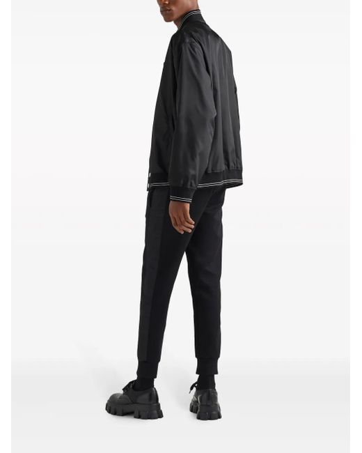 Prada Black Re-Nylon Track Pants for men