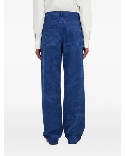 Ferragamo Blue Workwear Trousers for men