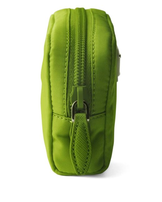 Prada Green Re-Nylon Zippered Cosmetic Pouch