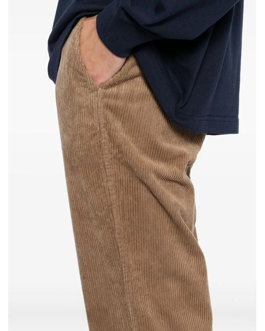 SPORT b. by agnès b. Natural Corduroy Wide-Leg Trousers