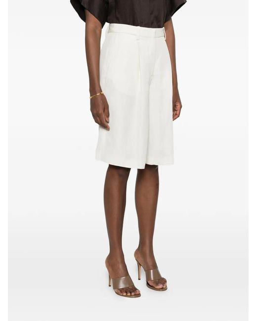 Joseph White Pantalon Centa À Design Plissé