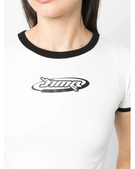 Ambush White Logo Cotton T-Shirt