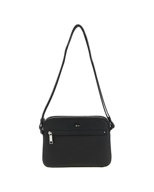 Boss Black Ray Double Crossbody Bag for men