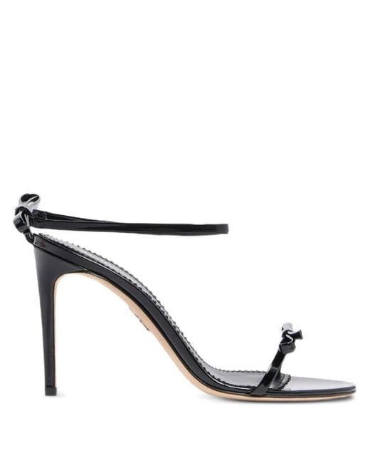 DSquared² Black Bow Heeled Sandals