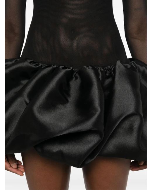 Atu Body Couture Black Puffball Mini Dress