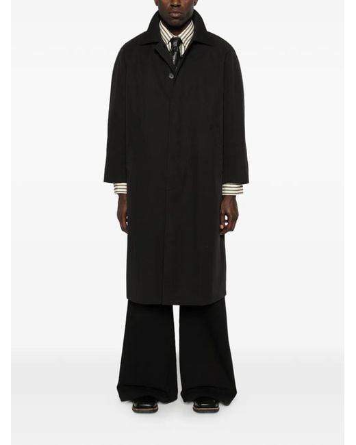DUNST Black Buttoned Coat