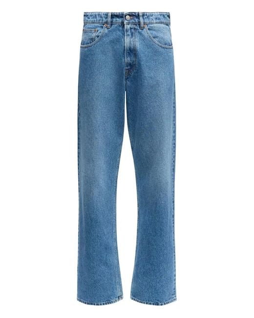 MM6 by Maison Margiela Blue Cotton Denim Jeans for men