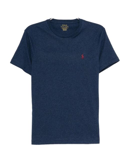 Polo Ralph Lauren Blue Jersey Crew-Neck T-Shirt for men