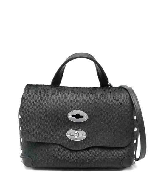 Zanellato Black Baby Postina Shoulder Bag