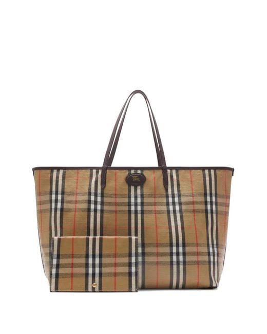 Burberry Brown Large Highlands Tote