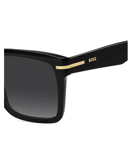 HUGO Black Square Sunglasses