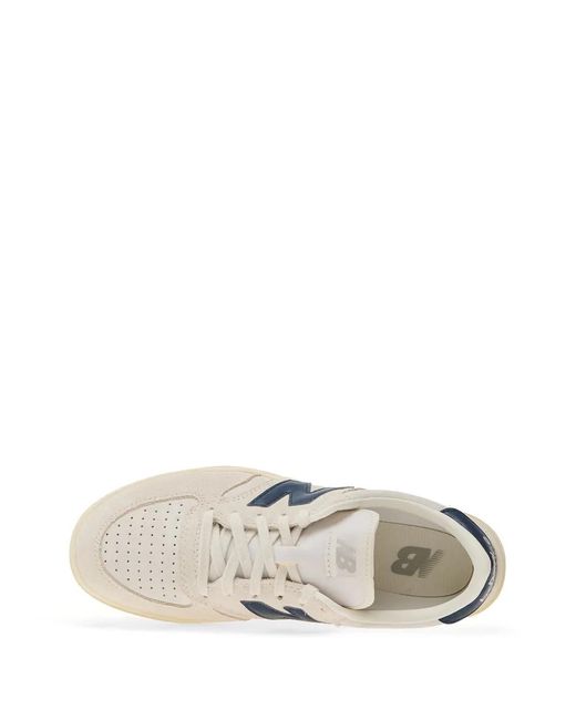 New Balance White T500 Sneakers