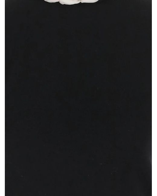 Valentino Garavani Black Embellished-Collar Sweater