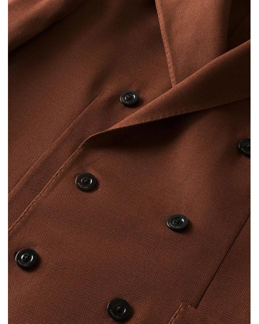 Boglioli Brown Double-Breasted Jacket for men