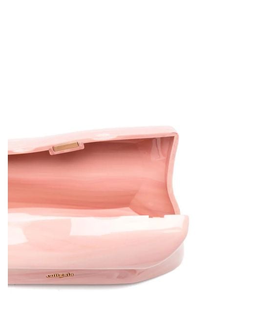 Cult Gaia Pink Clutch Malaya