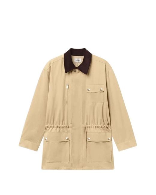 FRAME Natural The Twill Safari Jacket