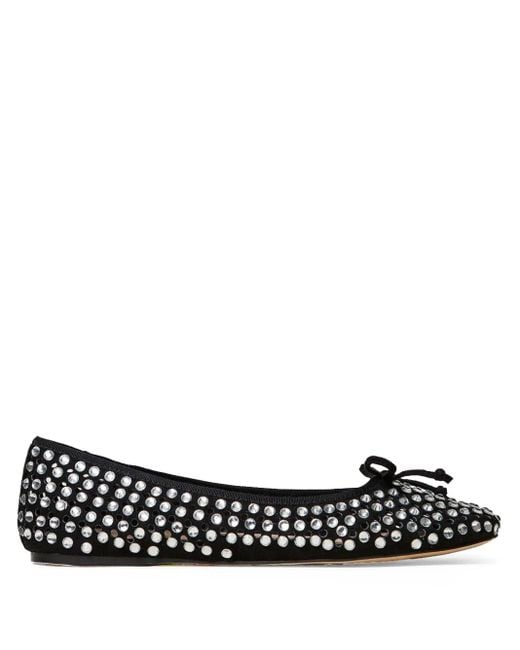 Twinset Black Ballerinas Mit Strass
