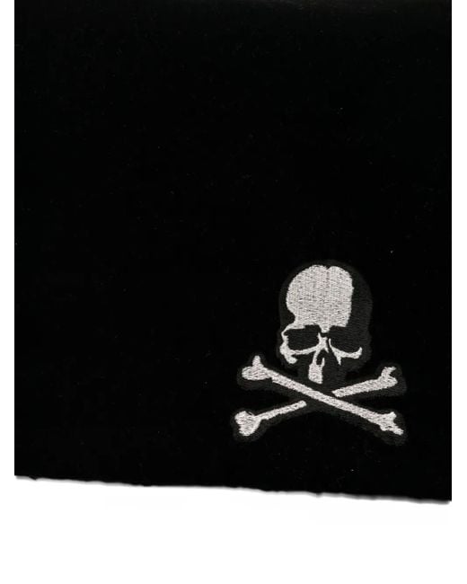 MASTERMIND WORLD Black Logo-Embroidered Shoulder Bag for men