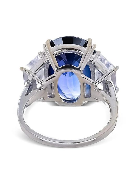 Fantasia by Deserio Blue Sapphire Cubic Zirconia Ring
