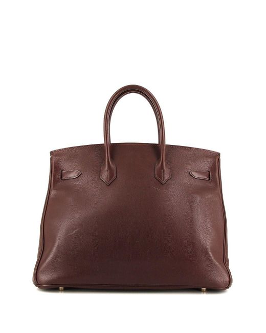 Hermès 2007 Pre-owned Birkin 35 Tote Bag in Brown - Lyst