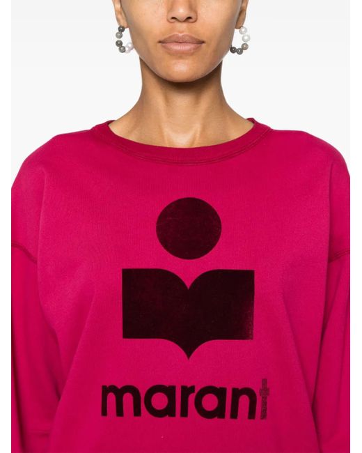 Isabel Marant Sweater Met Logoprint in het Pink