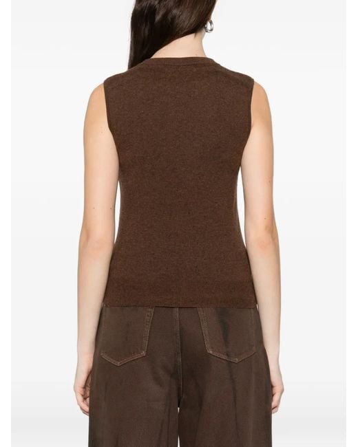 arch4 Brown Alessandra Knit Top