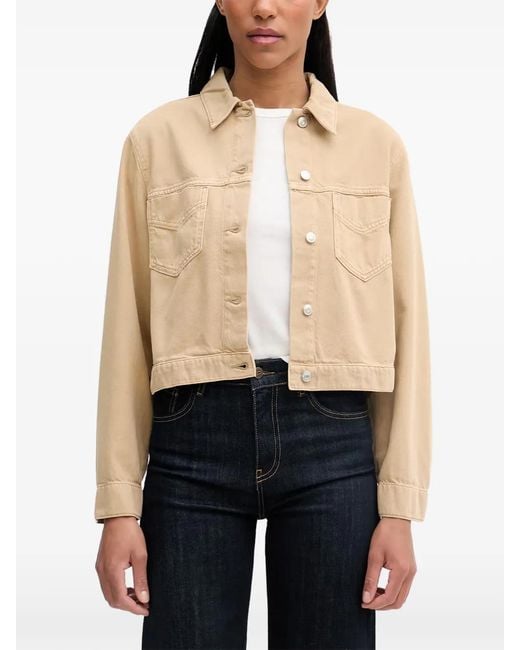 Marc O' Polo Blue Cropped Denim Jacket