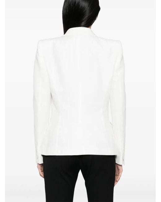Tom Ford ショールラペル シングルジャケット White