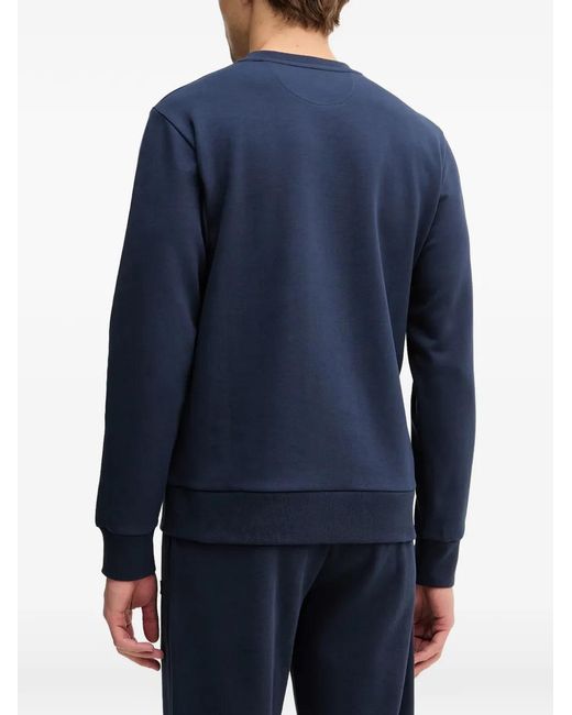 Hackett Blue Logo-Patch Sweatshirt for men