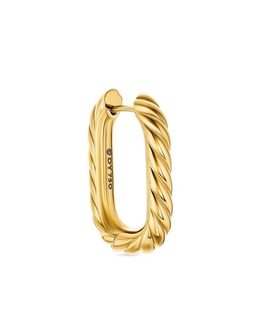 David Yurman Metallic 18Kt Madison Gelbgoldohrringe