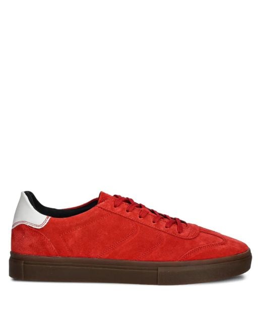 Baskets En Daim À Lacets Vagabond en coloris Red