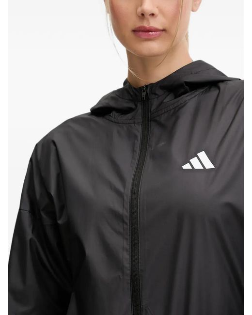 Adidas Windjack Met Logoprint in het Black