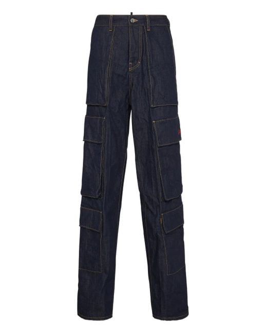 Cargo Con Inserti di DSquared² in Blue