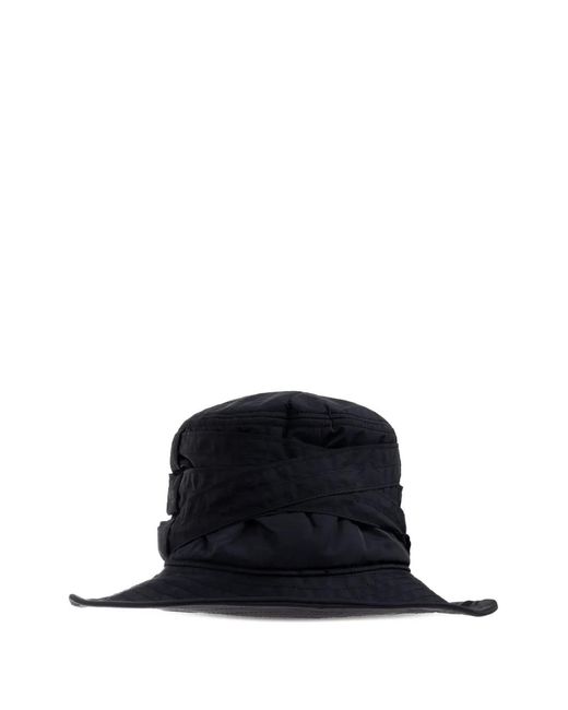 Y-3 Black Ribbon-Detail Bucket Hat