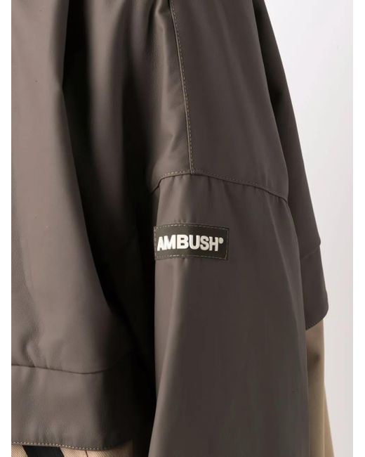 Ambush Multicolor Colour-Block Hooded Parka for men