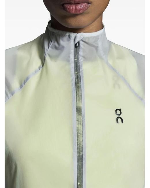 On Shoes Blue Zero Running Jacket