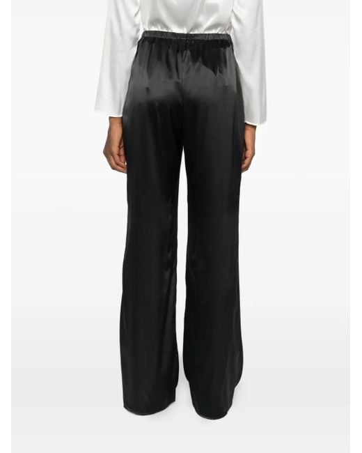 Purotatto Black Elasticated-Waistband Trousers