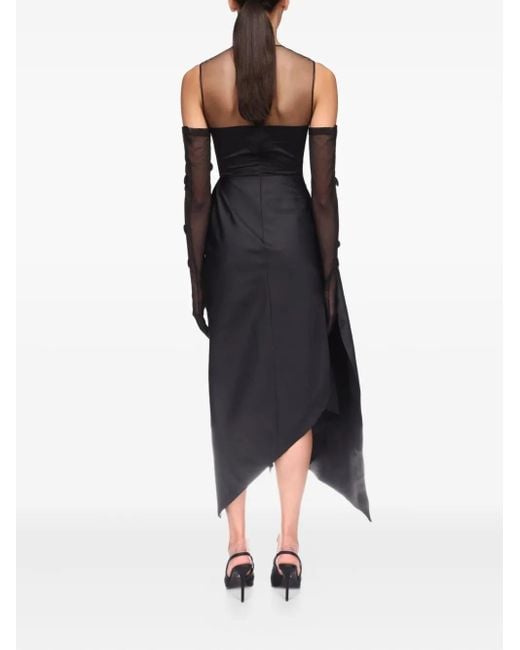 David Koma ポルカドット ドレス Black