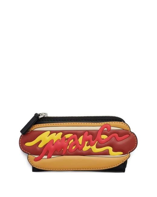 Marc Jacobs Black Hot Dog Wallet