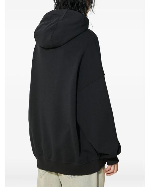 Fiorucci Black Lollipop-Embroidered Hoodie
