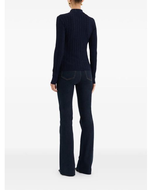 Rebecca Vallance Blue Natalie Button-Embellished Cardigan