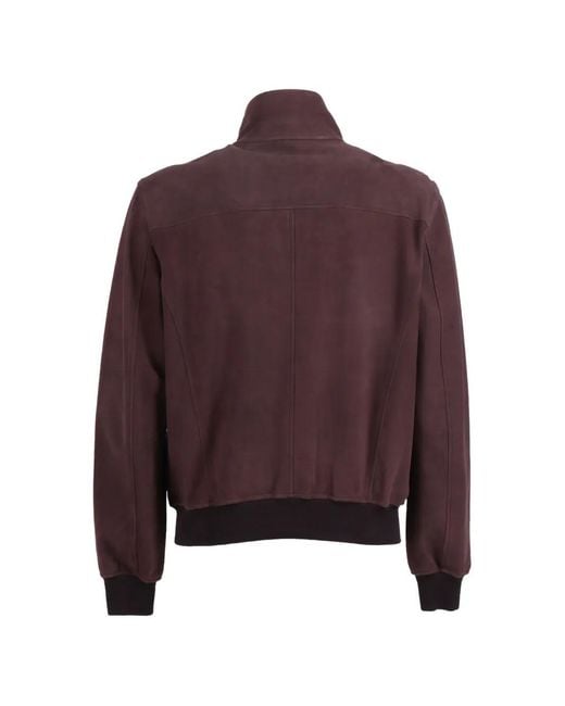 Stewart Purple Jeff Suede Jacket for men