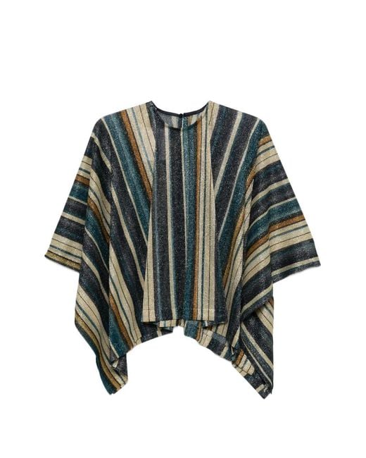 Siyu Green Caftan Zoe À Rayures