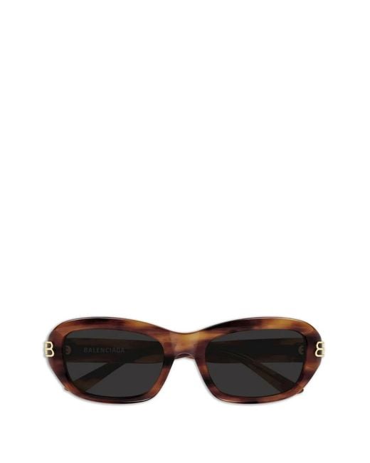 Balenciaga Brown Browline Sunglasses