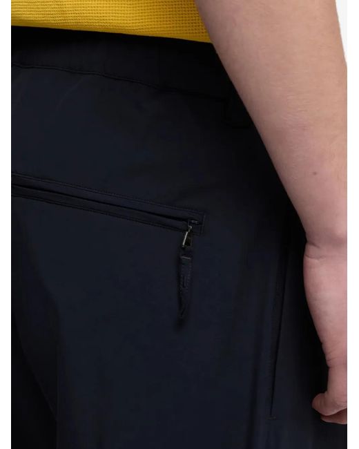 Aspesi Black Zip Pocket Trousers for men