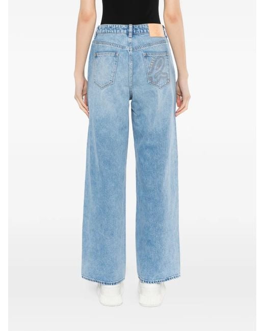 SPORT b. by agnès b. Blue Wide-Leg Jeans