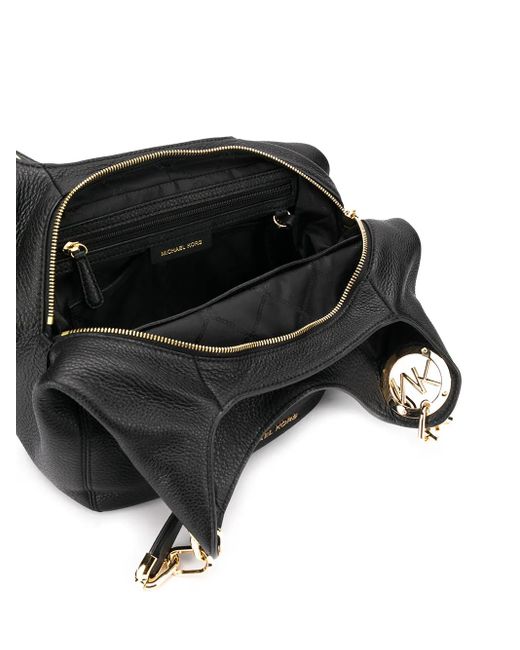 Bolso de hombro Lillie grande Michael Kors de color Black