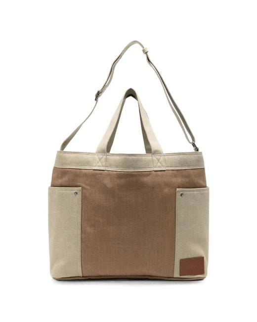 A.P.C. Natural Sac Cabas Jardin À Patch Logo
