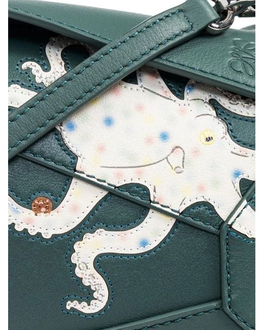 Loewe X Sana Fujita 'puzzle Edge' ミニバッグ Green