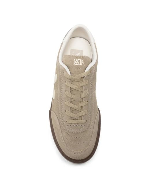 Veja White Panenka Logo-Patch Sneakers